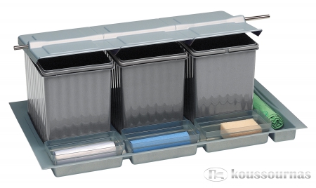 25. Σύστημα δοχείων βαγονέτου νεροχύτη 900mm με αυτόματο άνοιγμα